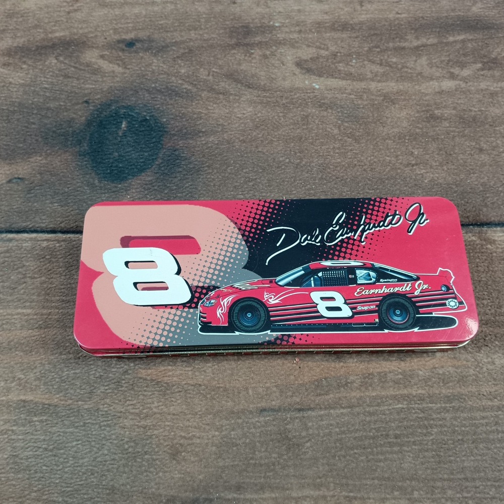 NASCAR Dale Earnhardt Jr #8 Pocket Knife Set 2pc Red Like New Collector Tin